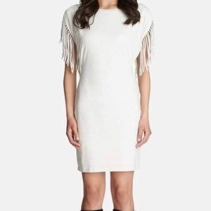 1. State | Jersey Fringe Sleve Dress